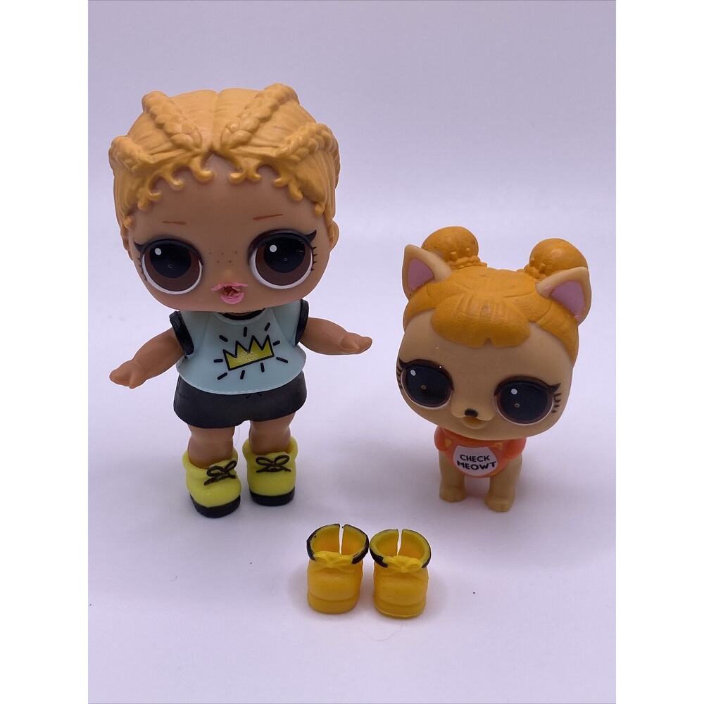 LOL Surprise! Dolls Series 2 Kicks Babe Big Sis With Outfit & Shoes And BABY DOG